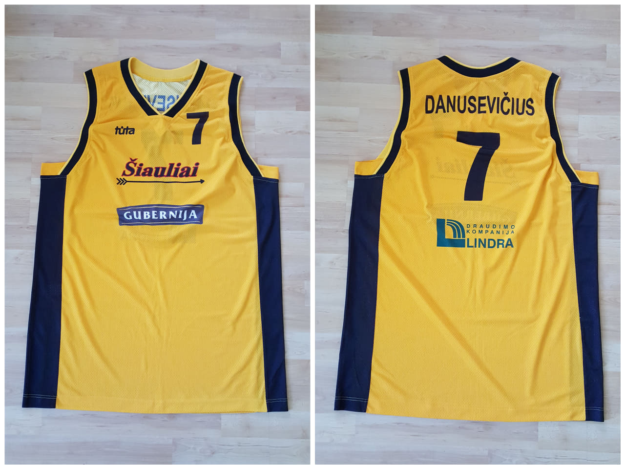 BC Šiauliai. Marškinėliai - Audrius Danusevičius (2003-04, LKL)